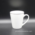 Novo design personalizado luxo porcelana de porcelana branco